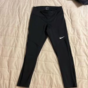 Nike Dri Fit Leggings with Mesh Black Size M